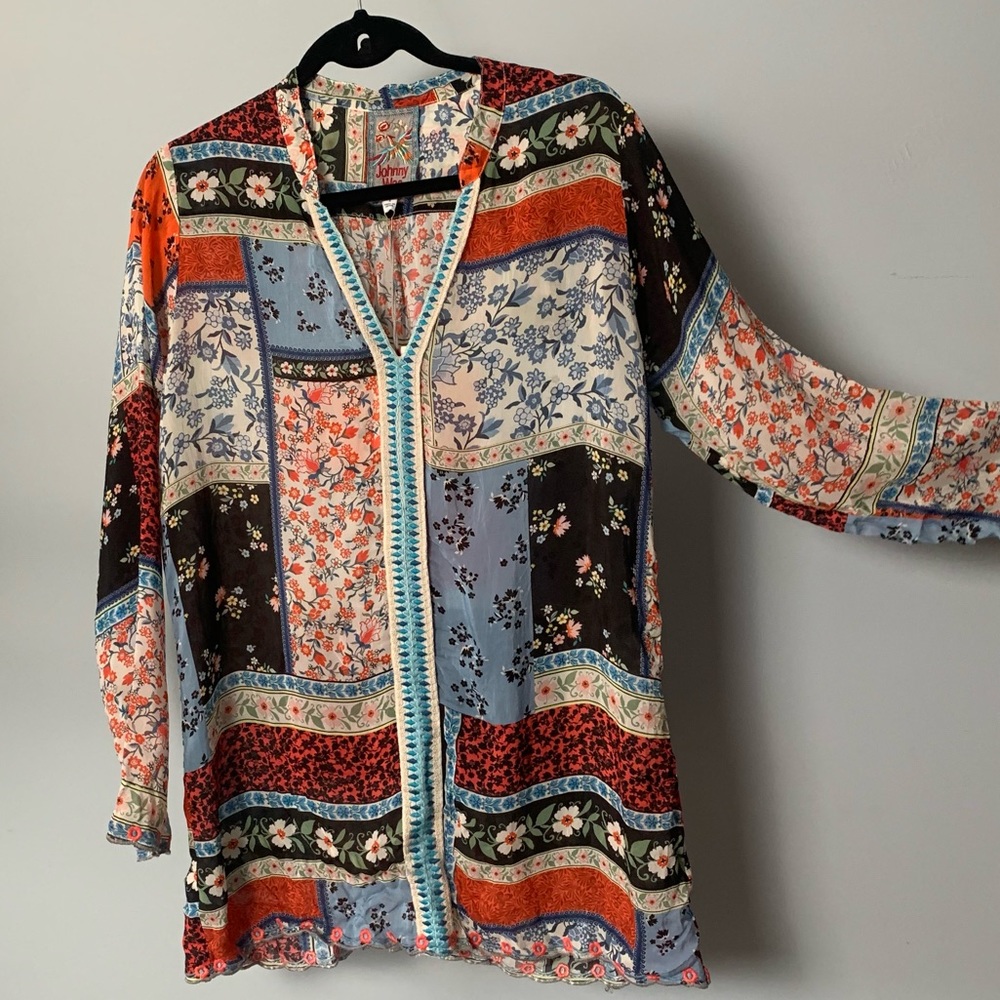 JOHNNY WAS PRINTED TUNIC